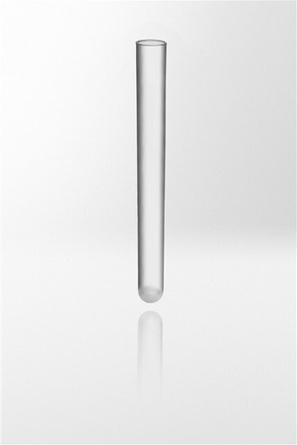 Nerbe Plus Test tube PP, round bottom, 20ml, Ø16x150 mm, transparent, max. RCF 3.000g, autocl. up to121°C, 850/Case