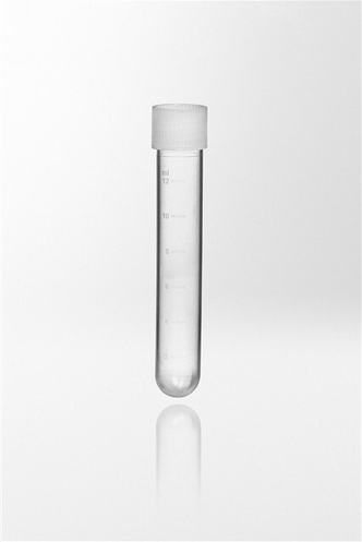 Test tube PP with enclosed screw cap PE, 12ml, Ø16x100 mm (1000 pcs)