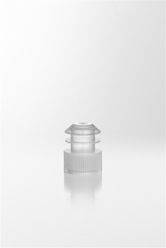 Nerbe Plus Ribbed plug PE, with high grip, with 2 sealing ribs, Ø13 mm, natural,  15000/Case