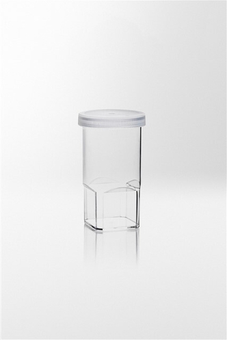 Cell counter vial PS, dust-free capped, 25ml