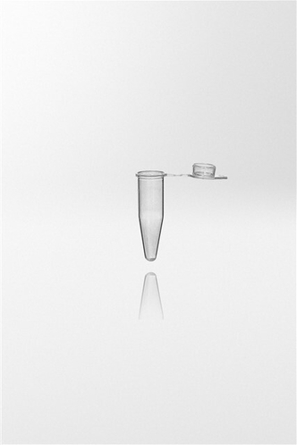 Nerbe Plus PCR microcentrifuge tube PP, 0,2ml, attached flat & clear cap, transparent (1000 pcs)
