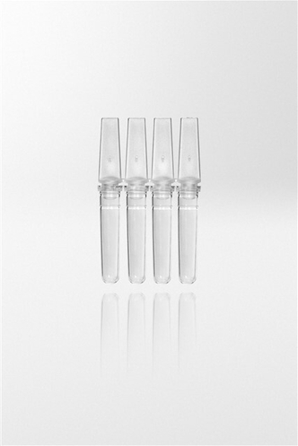 Nerbe Plus PCR microcentrifuge tube PP, 0,1ml, enclosed cap, 4-strips, for Corbett and Rotor-Gene, transparent (1000 pcs)