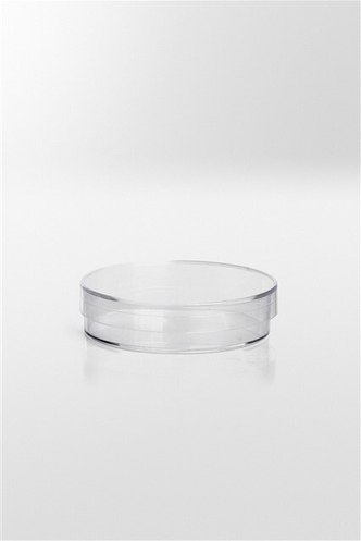 Petri dish PS, Ø55x14,2 mm, without vents, transparent, sterile SAL 10-3