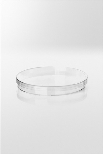 Petri dish PS, Ø90x16,2 mm, without vents, (non slippery / stackable), transparent, sterile R