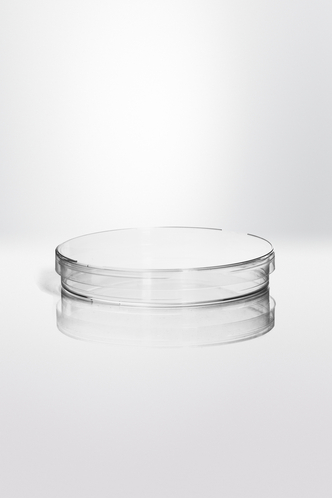 Petri dish PS, Ø90x16,2 mm, with 3 vents, (non slippery / stackable), transparent, sterile SAL 10-3