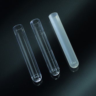 10 ml cylindrical test tubes, without rim, in PS Ø 16x100 mm, graduated, heavy type (2000 pcs)