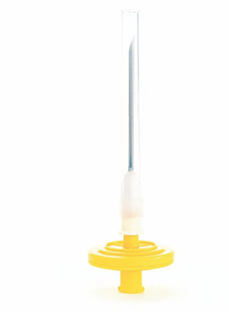 Minisart® Syringe Filter, Polytetrafluorethylene (PTFE), Pore Size 0.2 µm, Ethylene Oxide, Female Luer Lock, Needle (38 × 1.7 mm), Pack Size 50