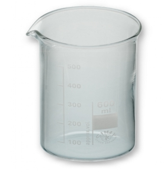 Beakers 1000 ml, low form, boro 3.3 with division and spout (1  pcs)