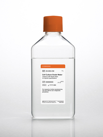 Corning® 1L Cell Culture Grade Water Tested to USP Sterile Water for Injection Specifications
