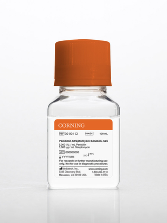 Corning® 100 mL Penicillin-Streptomycin Solution, 50x