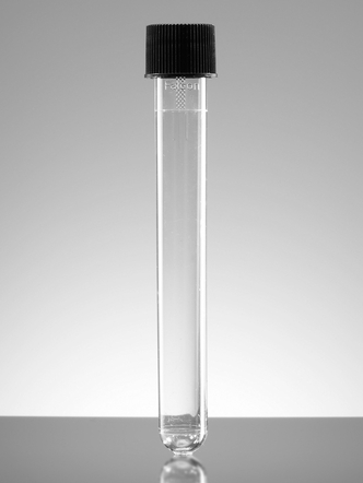 Falcon® 16 mL Round Bottom Polystyrene Test Tube, with Screw Cap, Sterile, Individually Wrapped, 500/Case