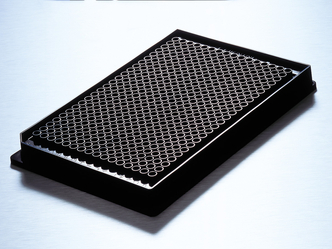 Corning® Low Volume 384-well Black/Clear Flat Bottom Polystyrene Not Treated Microplate, 10 per Bag, without Lid, Nonsterile