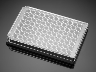 Corning® BioCoat™ Poly-D-Lysine 96-well Black Flat Bottom Microplate, 20/Pack, 80/Case