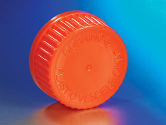 Corning® Disposable Polyethylene Solid Cap for GL45 Plastic Spinner Flasks, Sterile