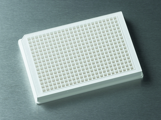Corning® 384-well Low Flange White Flat Bottom Polystyrene Not Treated Microplate, 10 per Bag, without Lid, Nonsterile