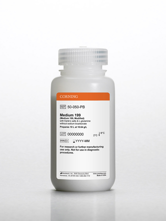 Corning® 10L Medium 199 (Mod.), Powder with Earle's salts, L-glutamine