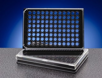 ViewPlate-96 Black, Optically Clear Bottom, Tissue Culture Treated, Sterile, 96-Well with Lid