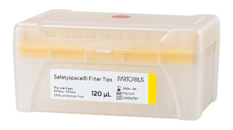 Sartorius SafetySpace Filter Tips 2-120 µl, in rack, sterile (10x96)