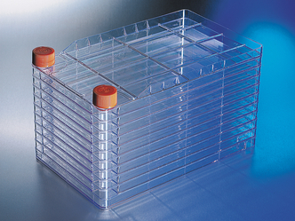 Polystyrene CellSTACK® - 10 Chamber with Vent Caps, 6 per Case