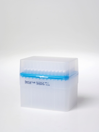 Sartorius Filter Tips 10-1000 µl in rack, extended, sterile (8x96)