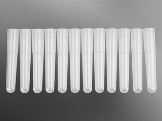Axygen® 96-well 1.1 mL Polypropylene Cluster Tubes, 12-Tube Strip Format, NS, w/o Rack, 80 Strips/Pack, 5 Packs/Case