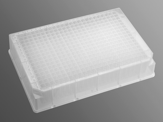 Axygen® 384-well Clear V-Bottom 240 µL Polypropylene Deep Well Not Treated Plate, 5 per Pack, Sterile