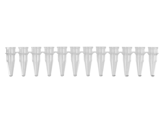 Axygen® 0.2 mL Polypropylene PCR Tube Strips, 12 Tubes/Strip, Clear, Nonsterile