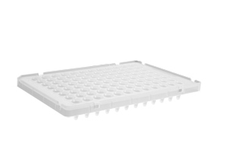 Axygen® 96-well Polypropylene PCR Microplate Compatible with ABI, Low Profile, Half Skirt, Clear, Nonsterile