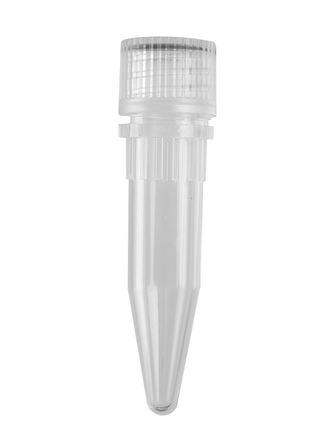 Axygen® 1.5 mL Conical Screw Cap Microcentrifuge Tube and Cap, with O-ring, Polypropylene, Clear Cap, Sterile