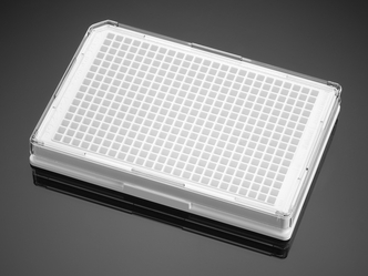 Falcon® 384-well White Flat Bottom TC-treated Microtest Microplate, with Lid, Sterile, 5/Pack, 50/Case