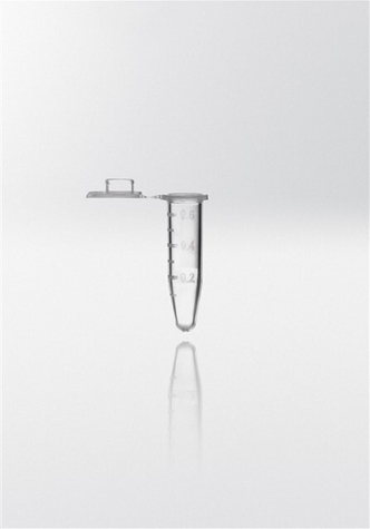 Nerbe Plus Microcentrifuge tube PP, 0,5ml, attached cap, heat-resistant, transparent