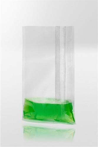 Blender bags PE, 400ml, 190x300 mm, lateral filter, 50 pcs/bag, transparent, sterile R (500 pcs)