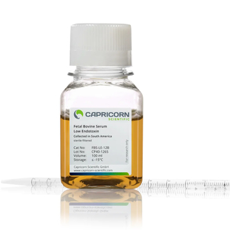 Fetal Bovine Serum (FBS), Low Endotoxin, Collected in South America (100 mL)