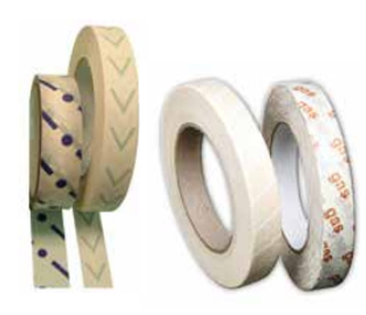 Autoclave/steam sterilization tape beige, 19 mm x50 m, 1 roll