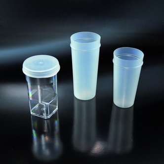 COULTER cups for cell counters, in PS vol. 35 ml, Ø 31x55 mm, graduated, with cap - bags of 250 pcs (1000 pcs)