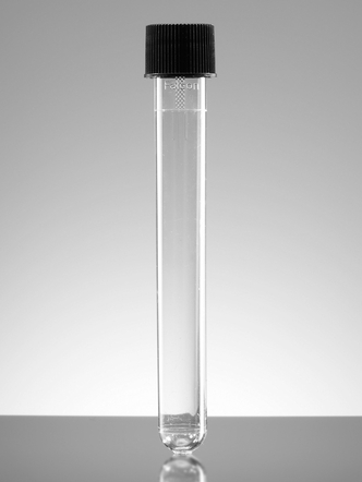 Falcon® 16 mL Round Bottom Polystyrene Test Tube, with Screw Cap, Sterile, Individually Wrapped, 500/Case