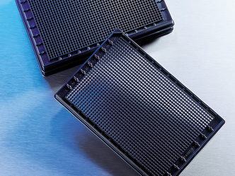 Corning® 1536-well Black/Clear Flat Bottom Polystyrene TC-treated Microplate, 10 per Bag, with Lid, With Generic Bar Code, Sterile