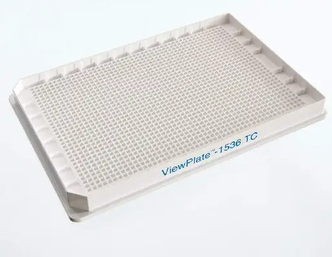 VIEWPLATE-1536 TC, White, clear bottom, sterile TC treated, Case of 40