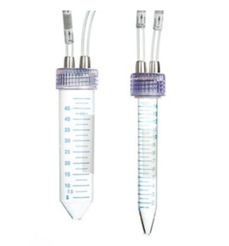 2 port MYCAP™ bottle closure with 50mL centrifuge tube