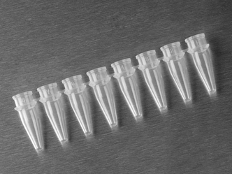 Axygen® 0.2 mL Polypropylene PCR Tube Strips, 8 Tubes/Strip, Clear, Nonsterile