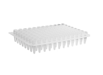 Axygen® 96-well Polypropylene PCR Microplate, No Skirt, Clear, Nonsterile