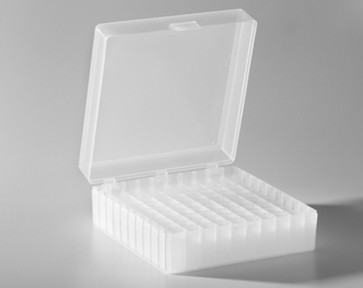 Axygen 100 place Microtube Box with Hinged lid, PP, Natural Color, 100 x1.5/2.0mL (5/pack)
